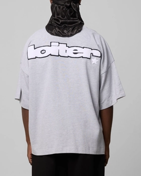 AntiPillingFinish Loiter Premium Essentials Boxy T-Shirt Grey Marle