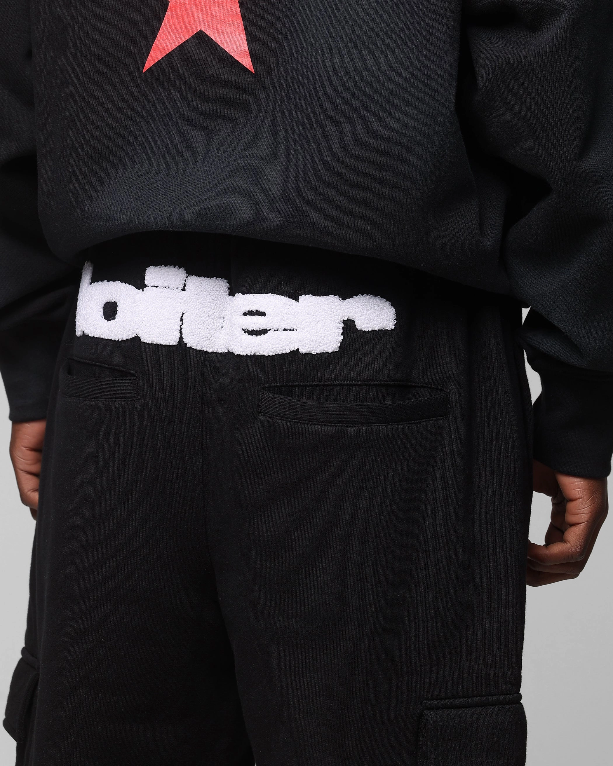 Compact Pack Everyday Essential Loiter Premium Essentials Sweatpants Black/White
