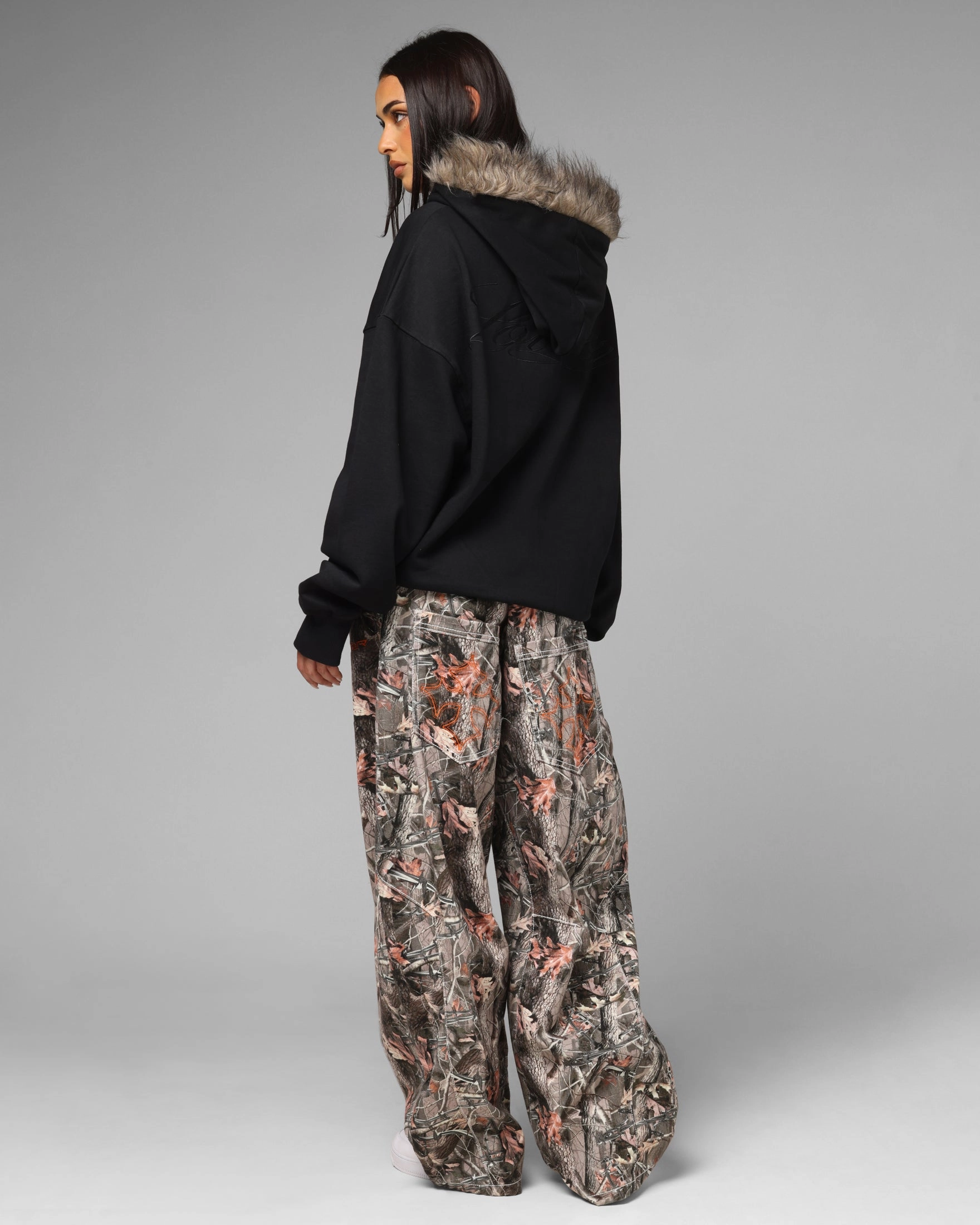 Stretch Technology Loiter Purity Zip Hoodie Black