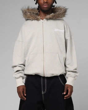 Loiter Purity Zip Hoodie Grey StretchFit Design