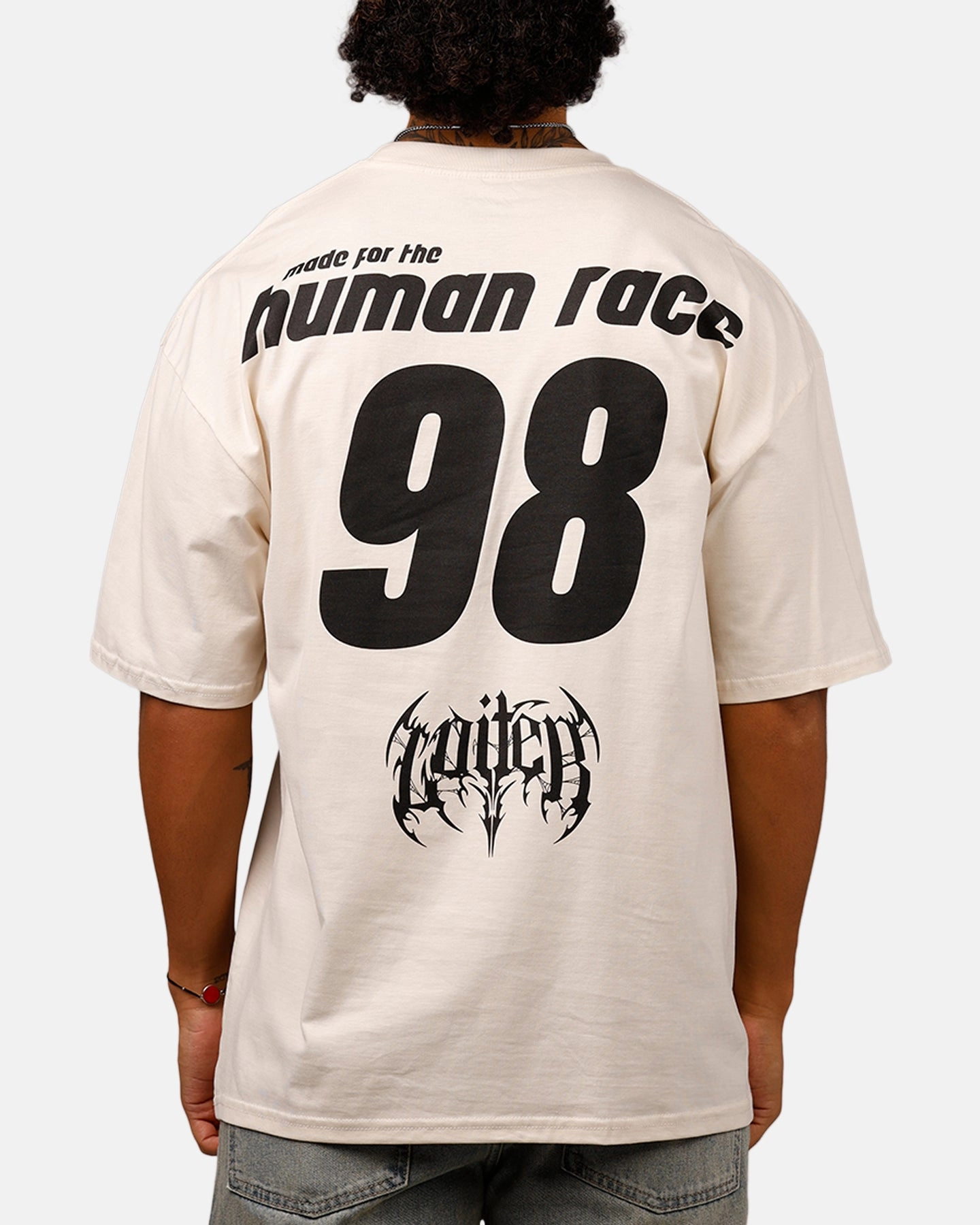 Loiter Racer T-Shirt Off White Fade Resistant Coating