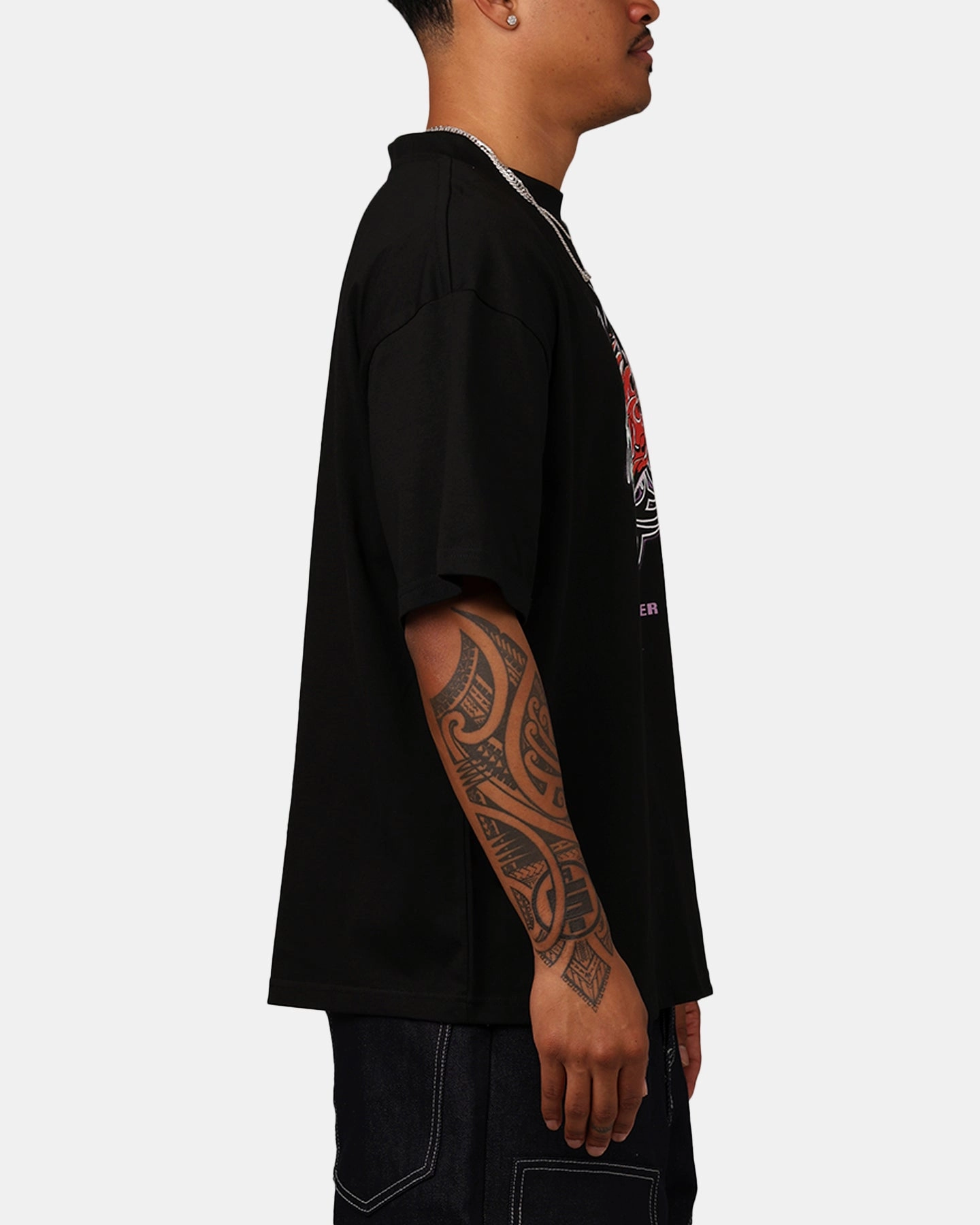 Loiter Rip N Dip T-Shirt Black Lightweight Material Airflow Vents