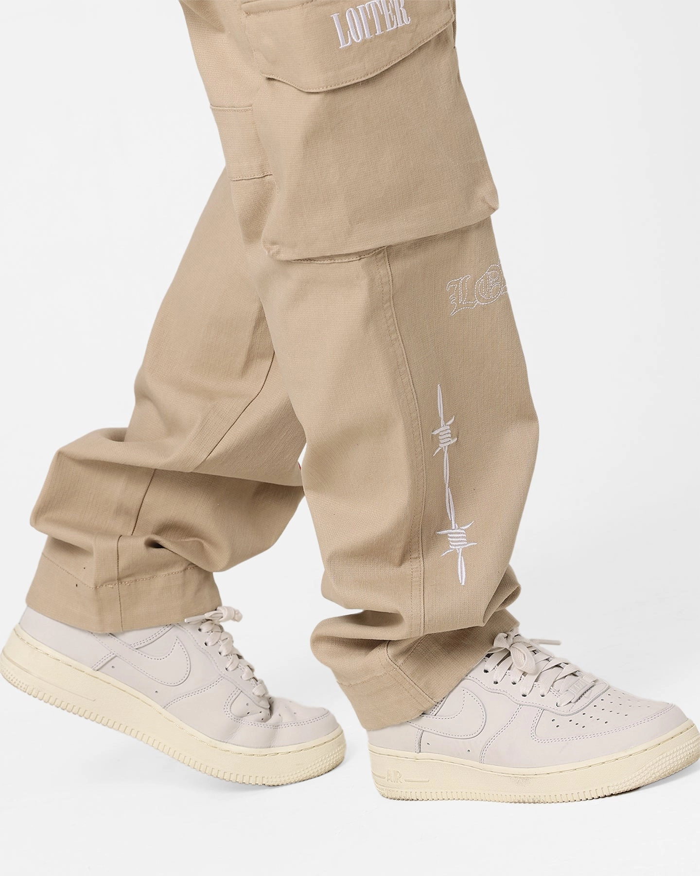 All Purpose Fit Loiter Sketch Cargo Pants Off White