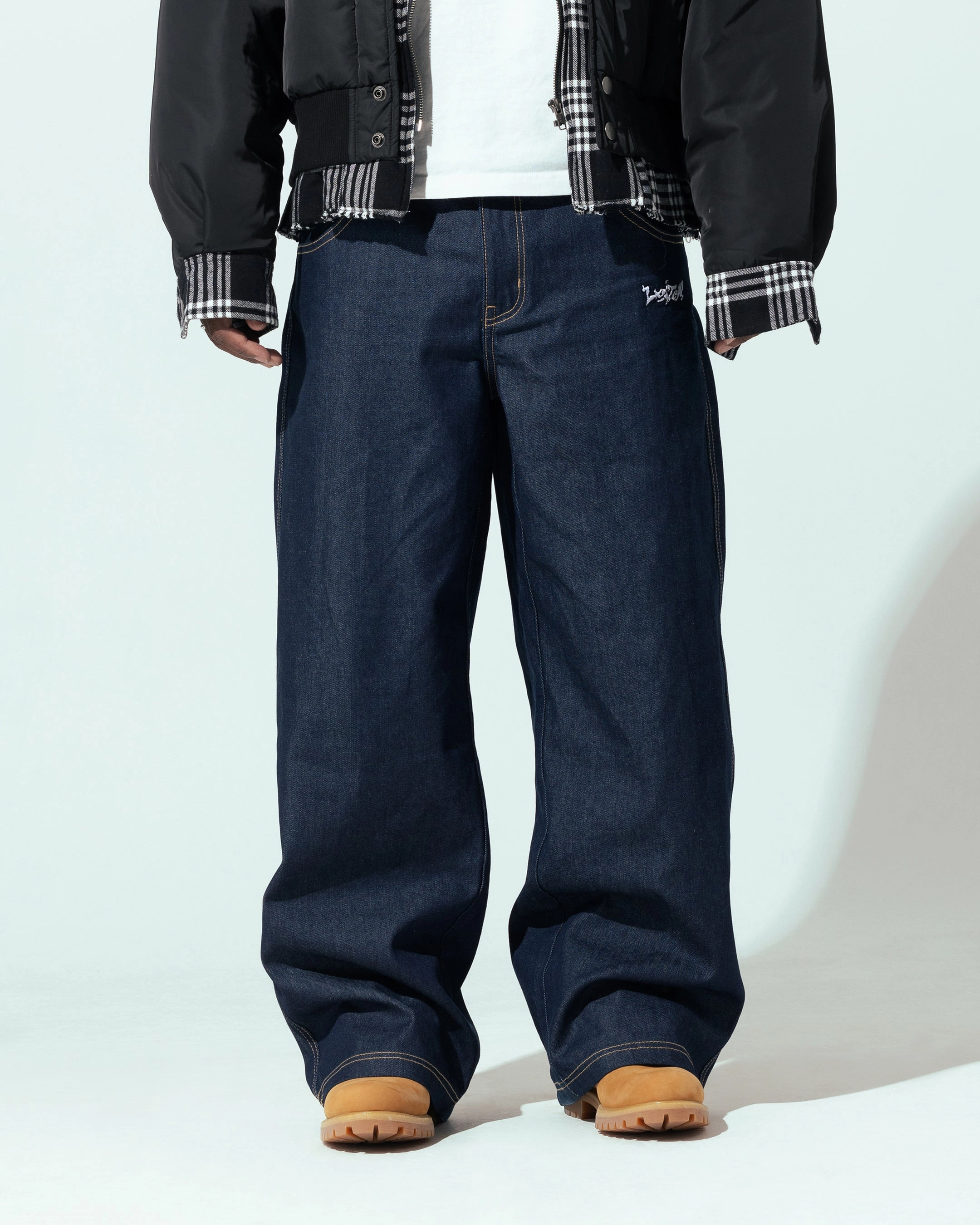 Eco Friendly Material Loiter Star Born Jeans Raw Indigo