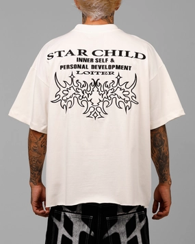 Loiter Star Child Pocket T-Shirt Off White Shrinkage Prevention Treatment
