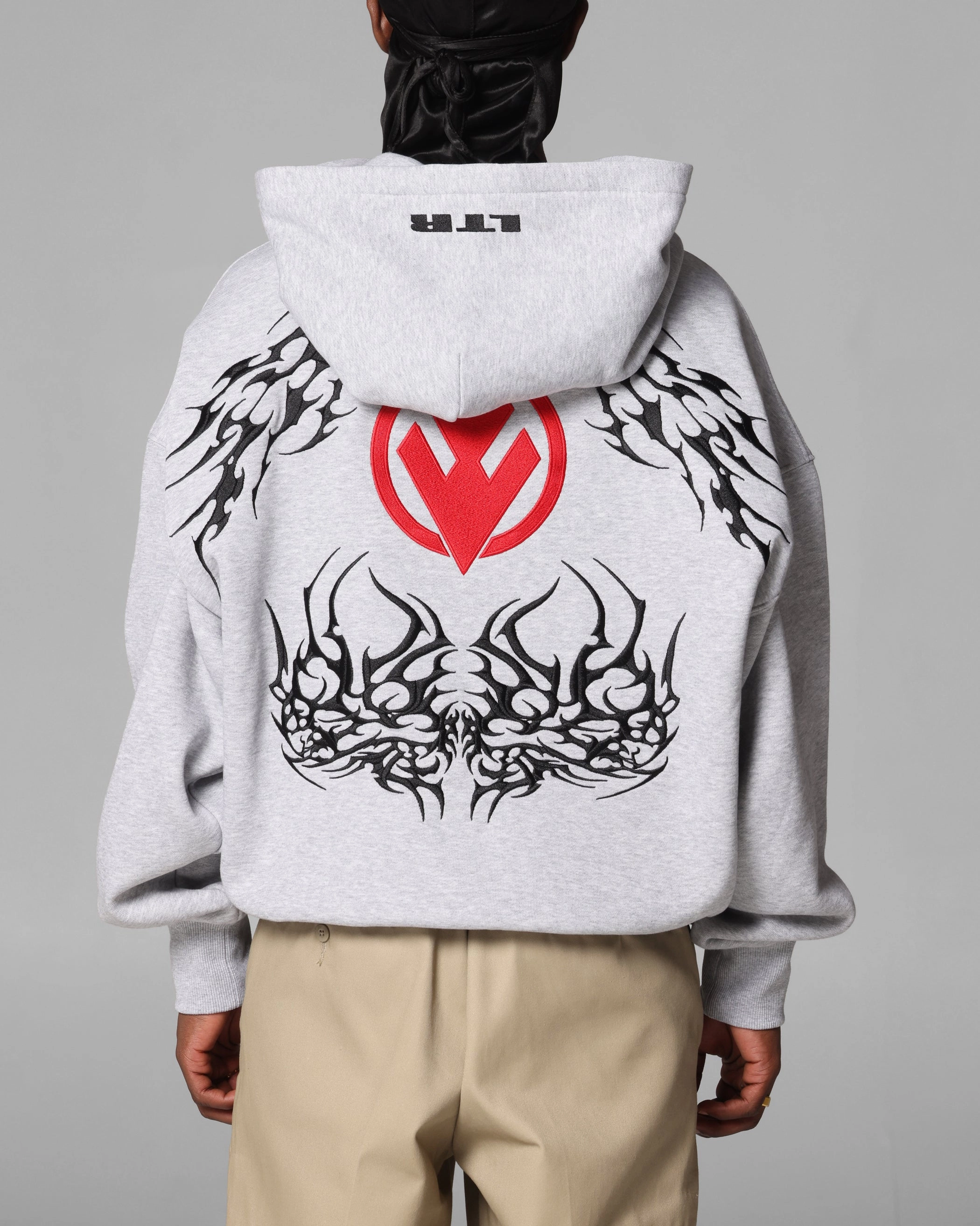 Loiter Star Wars Sith Hoodie Grey Durable Hem Stitching