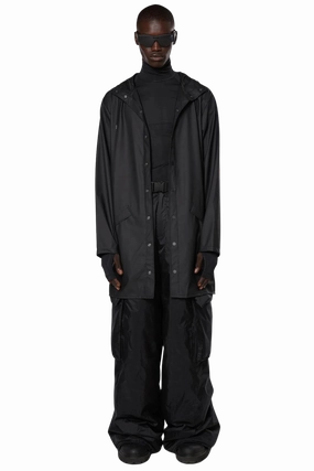 Simple Comfort Long Jacket in Black