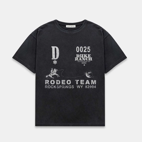 Vegan Timeless Appeal Duke Rodeo Team Vintage Black T-Shirt