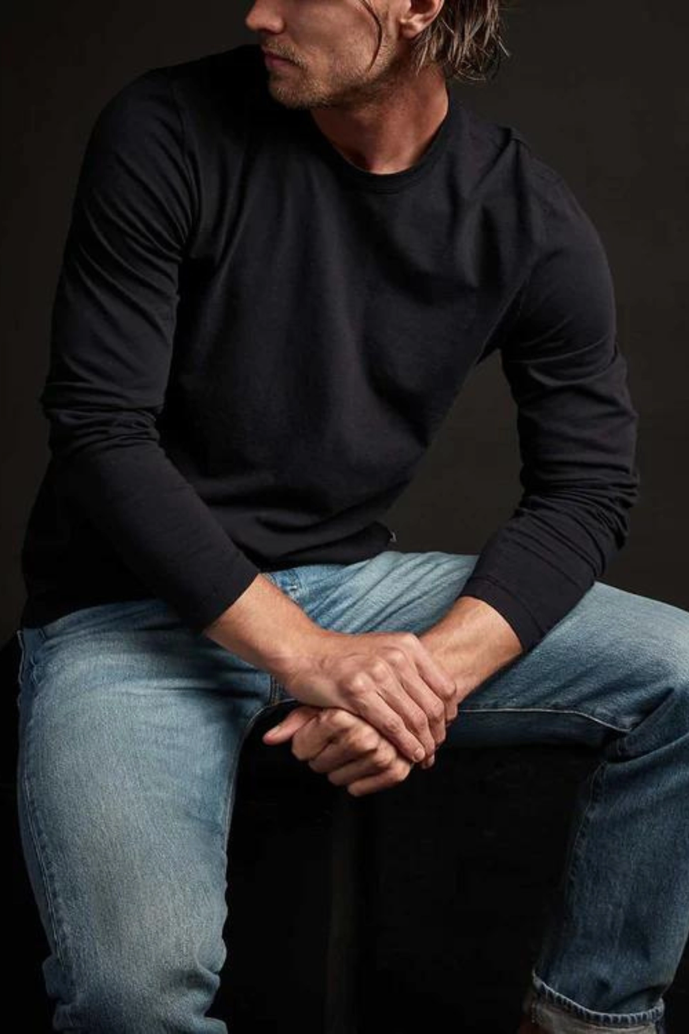 Slim Tailored Long Sleeve Crew