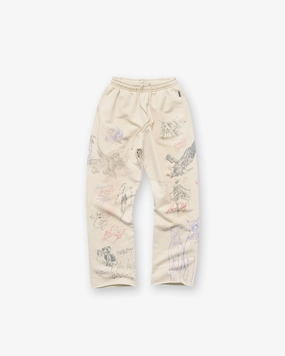 Legacy Sweatpant - Buttercream windproof