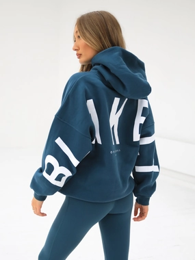 Cozy Layers Isabel Oversized Hoodie - Dark Teal