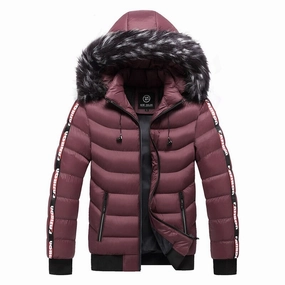 Balanced Insulation West Louis? Parka Side Striped Thicken Jacket