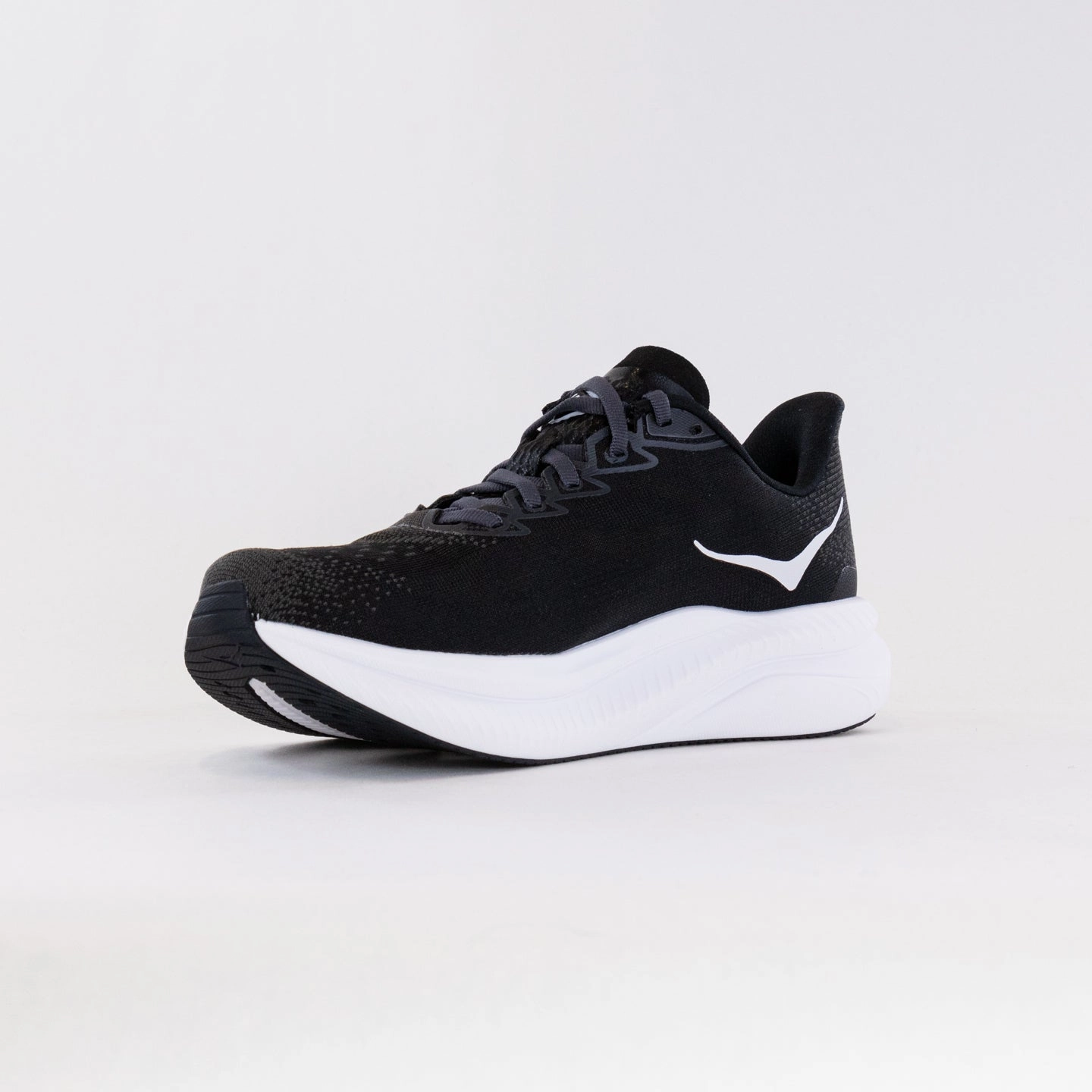 plain - design shoes Personalized Fit Hoka Mach 6 (Men's) - Black/White