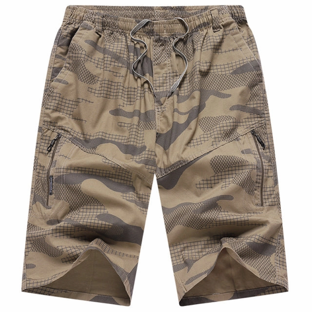 Baby shower gift Summer Essential West Louis? Summer Elastic Waist Camouflage Shorts