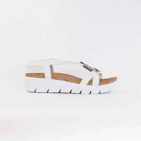 Boho Mood Sleek Vacation Sandals Alegria Roz (Women's) - True White