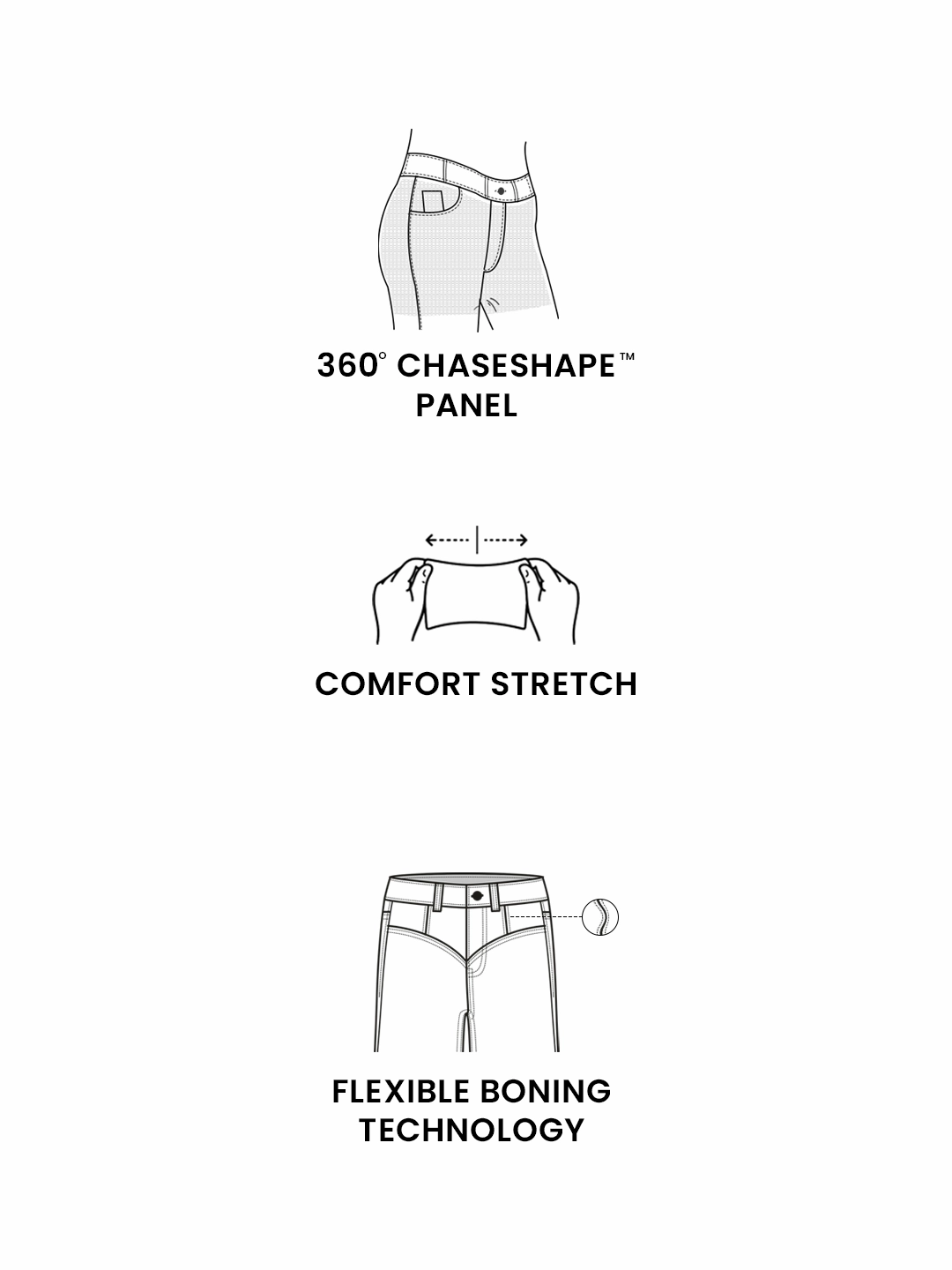 CHASEshape? Mid-Blue Wide-Leg High-Rise Clean-Look Stretchable Denim Jeans Neutral Daily Wear Adult Fashion