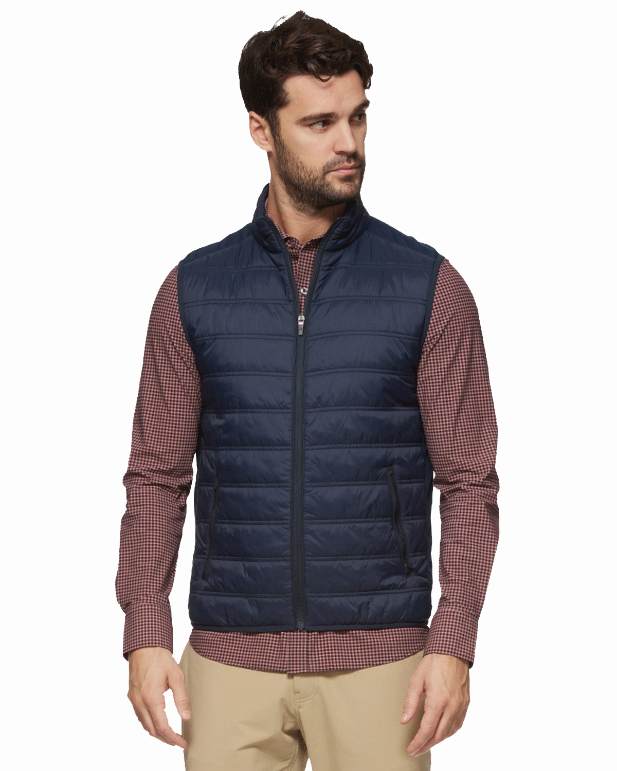 Noise Reducing Fabric Smooth Zipper Glides MADEFLEX MOVEMENT PERFORMANCE PUFFER VEST