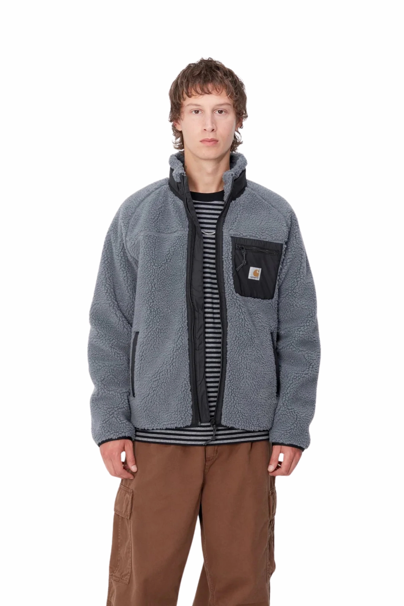 Modular Attachment System Thermal Insulated Prentis Liner Fleece in Dove Grey