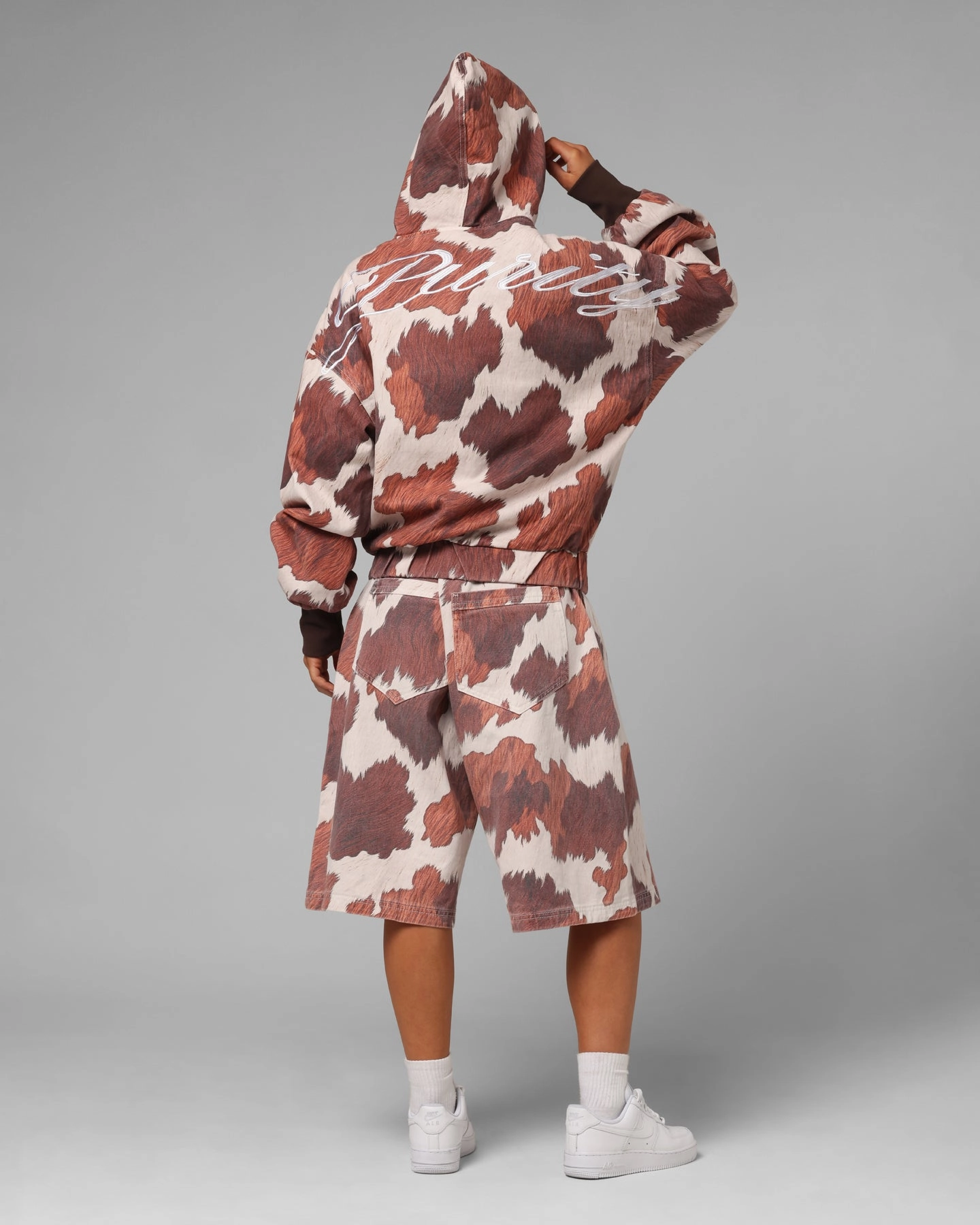 Sleeveless Tee Loiter Hide Zip Jacket Cowhide