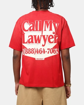 Market Call My Lawyer 3D T-Shirt Red Sun Protection Fabric