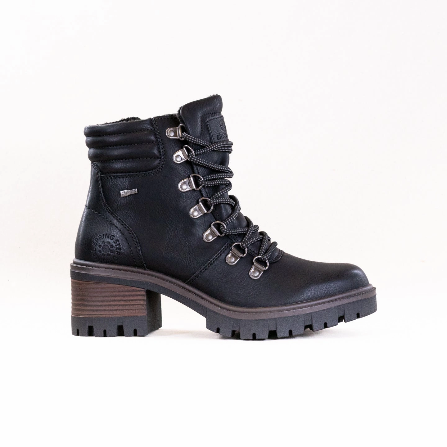 Spring Step Rockies Boot (Women's) - Black Gold Shine