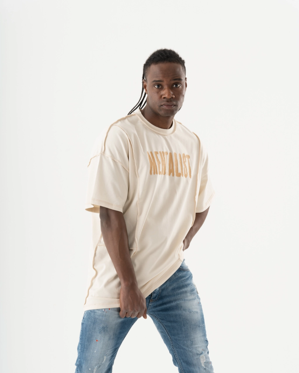 MENTALIST T-SHIRT | BEIGE Vibrant Colors
