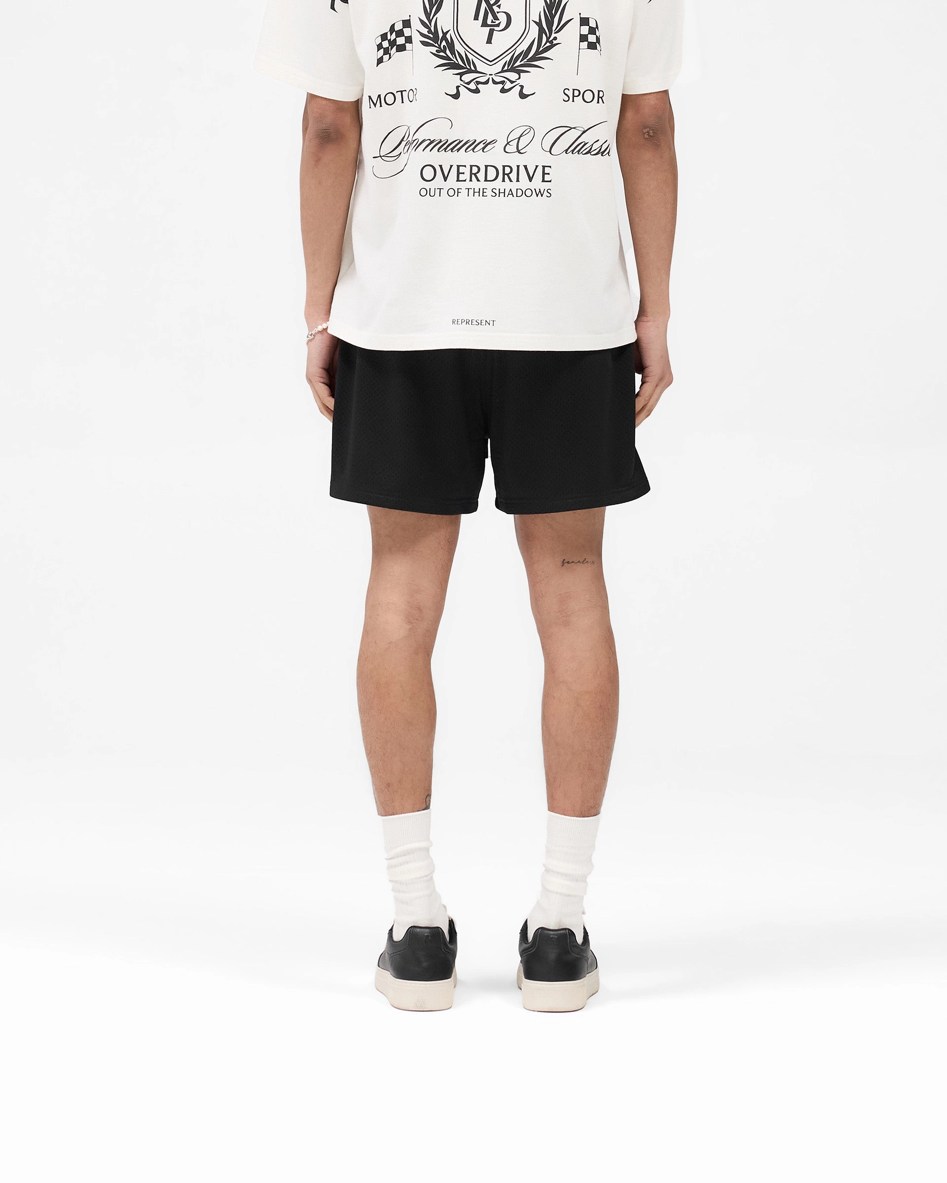 hypoallergenic Casual Active Mesh Short - Jet Black