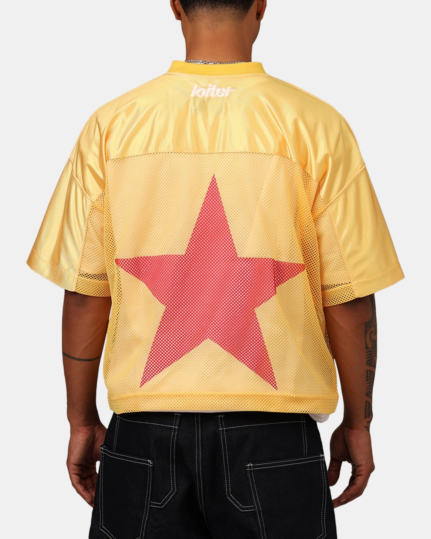 Loiter Outfield Training Jersey Yellow LowProfileDesign Lightweight Layering Option
