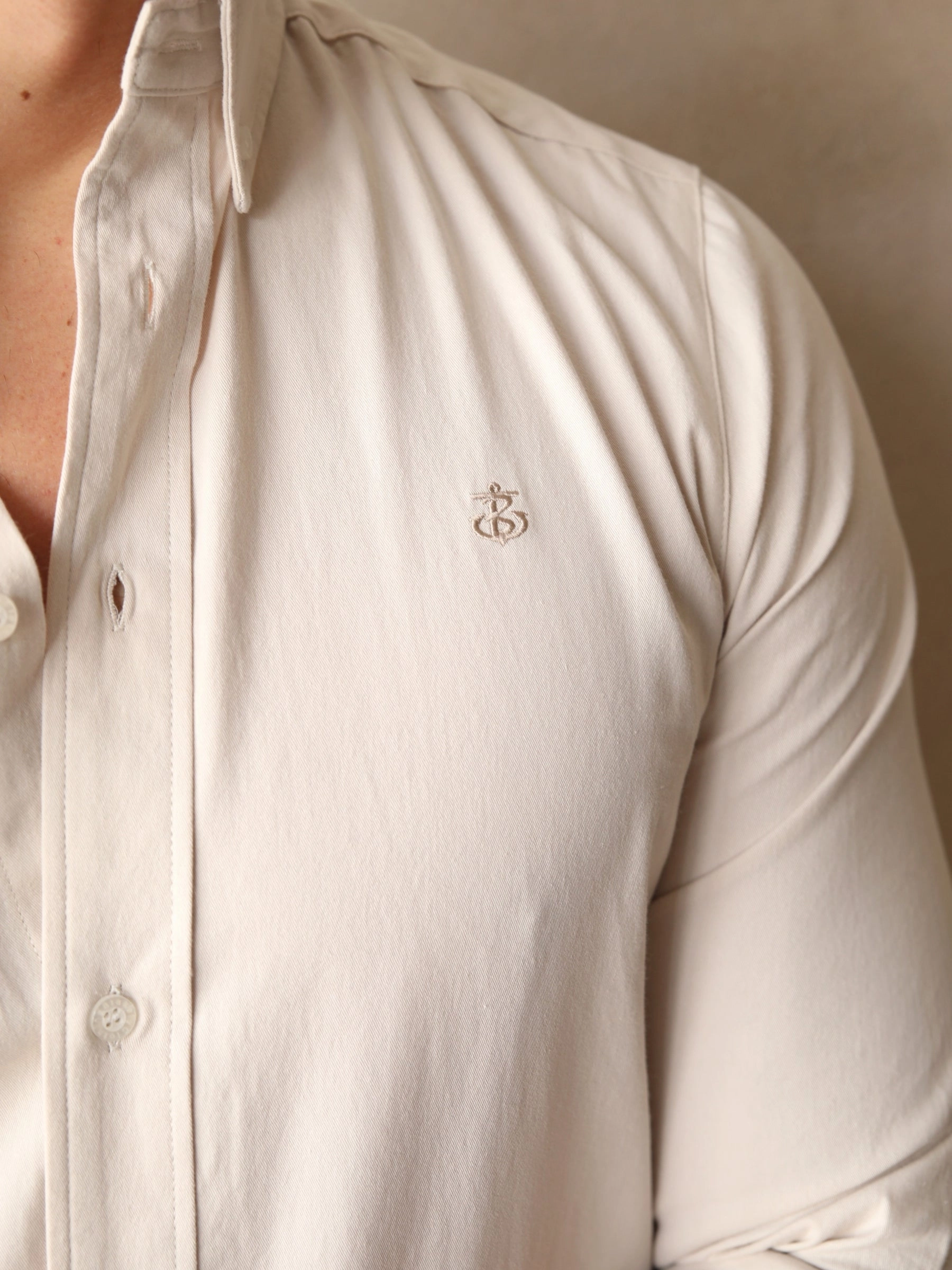 Sedona Slim Fit Shirt - Bone Exclusive Collection Seasonal Comfort