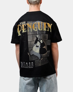 CrossGrain Fabric FlexibleElasticatedEdging American Thrift X DC The Penguin Heavyweight T-Shirt Black