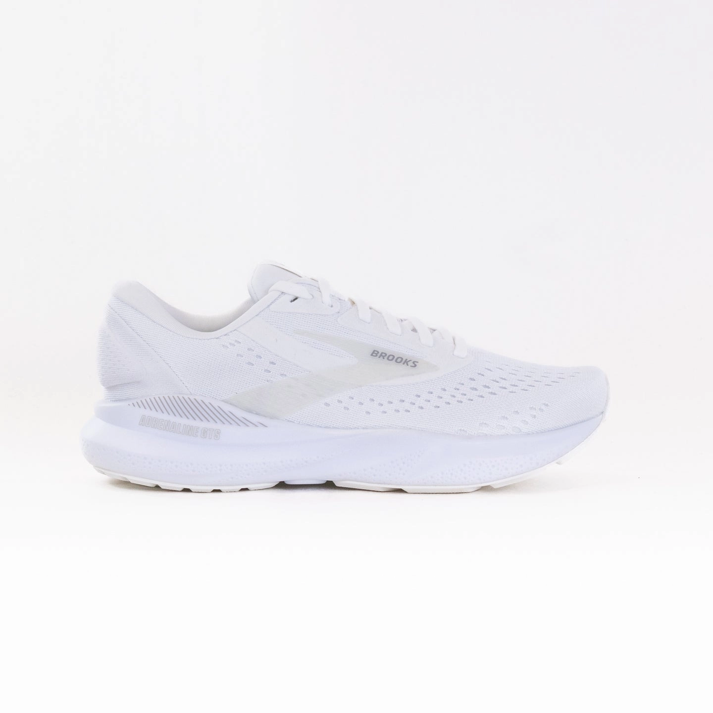 Brooks Adrenaline GTS 24 (Women??s) - White/Oyster/Alloy globally - recognized