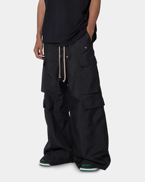 MNML Rave Double Cargo Pants Black MachineWashable