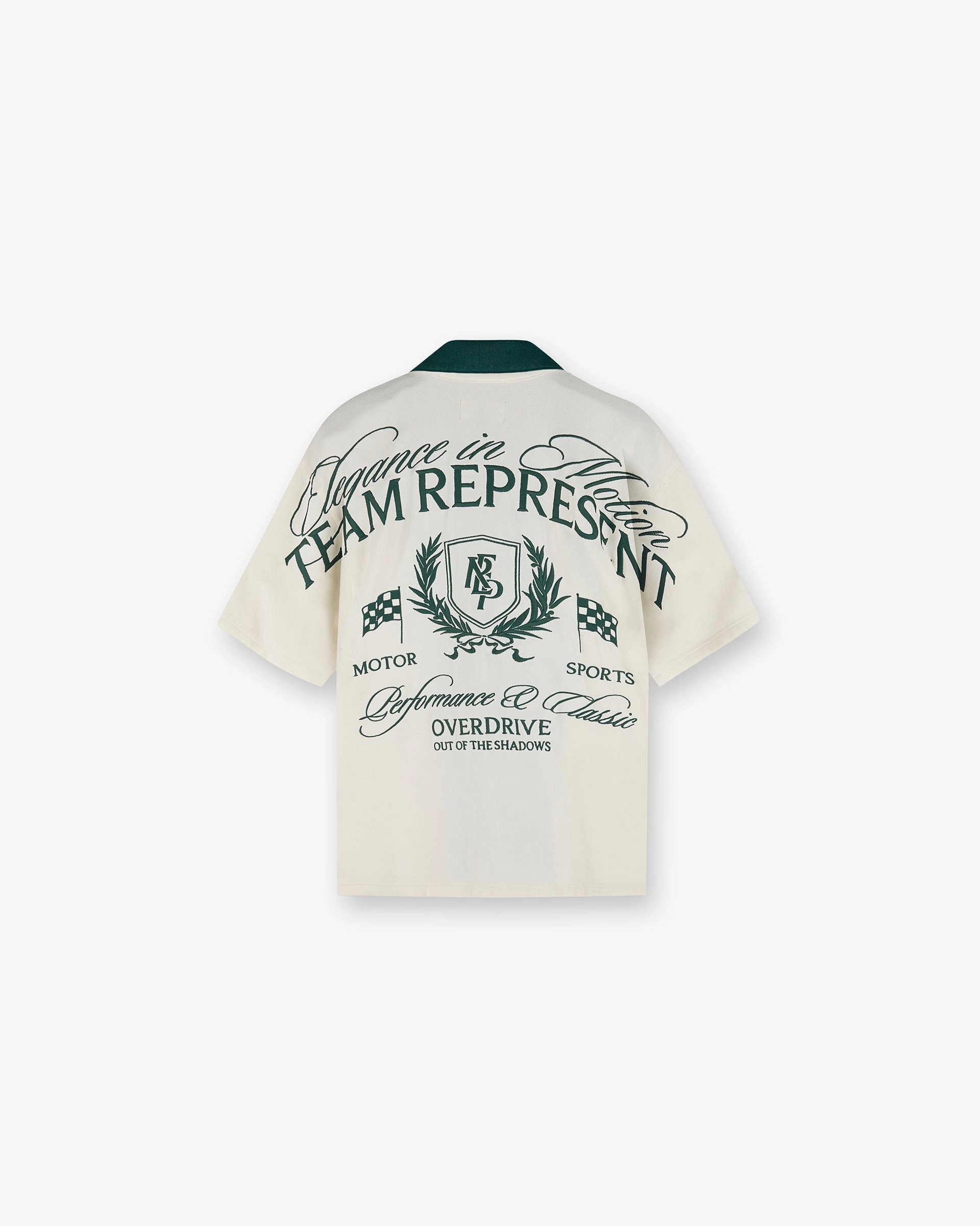 Represent Crest Shirt - Antique White Anniversary Celebration