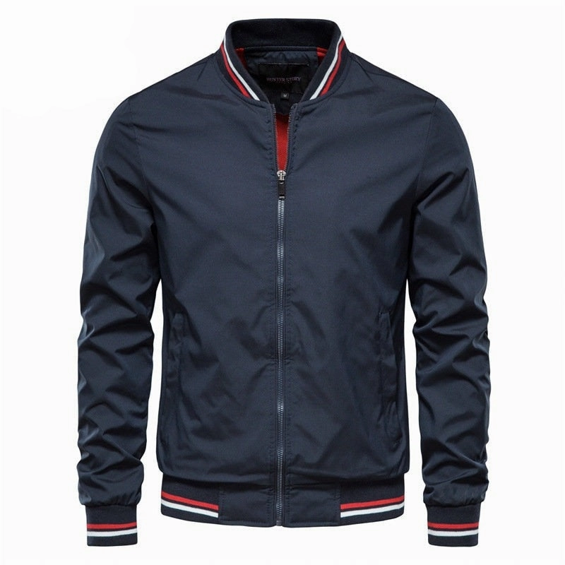 Effortless Look West Louis? Casual Slim Fit Baseball Bomber Windbreaker Jacket