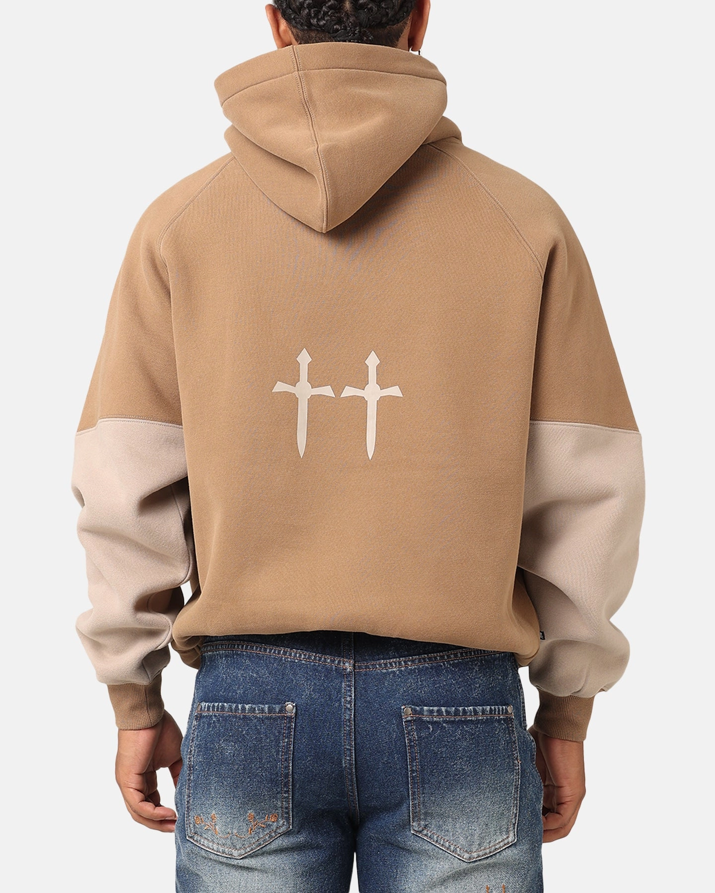 Saint Morta First Issue Hoodie Mocha Durable Stitching HighNeck