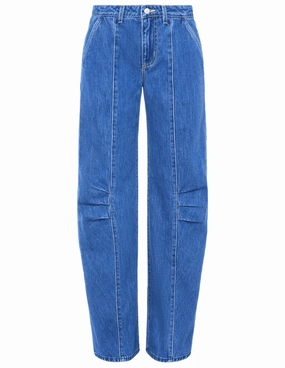L'AGENCE Zara High Rise Rodeo Jeans in Memphis Ready Choice