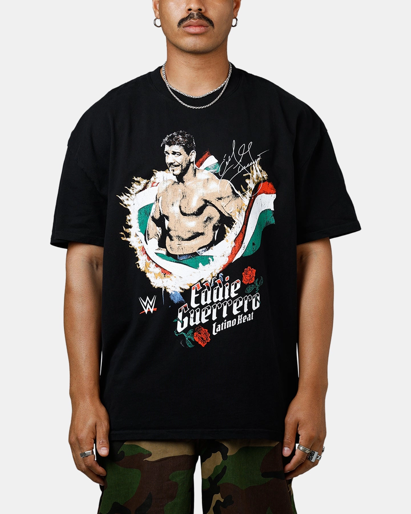 FrictionResistantEdges Culture Kings X WWE Eddie Guerrero Ruthless Aggression Vintage T-Shirt Black