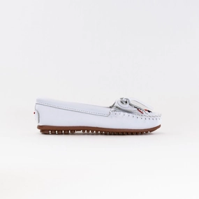 Easy Walk Shoes Simple Slip Fit Minnetonka Thunderbird Animikii (Women's) - White