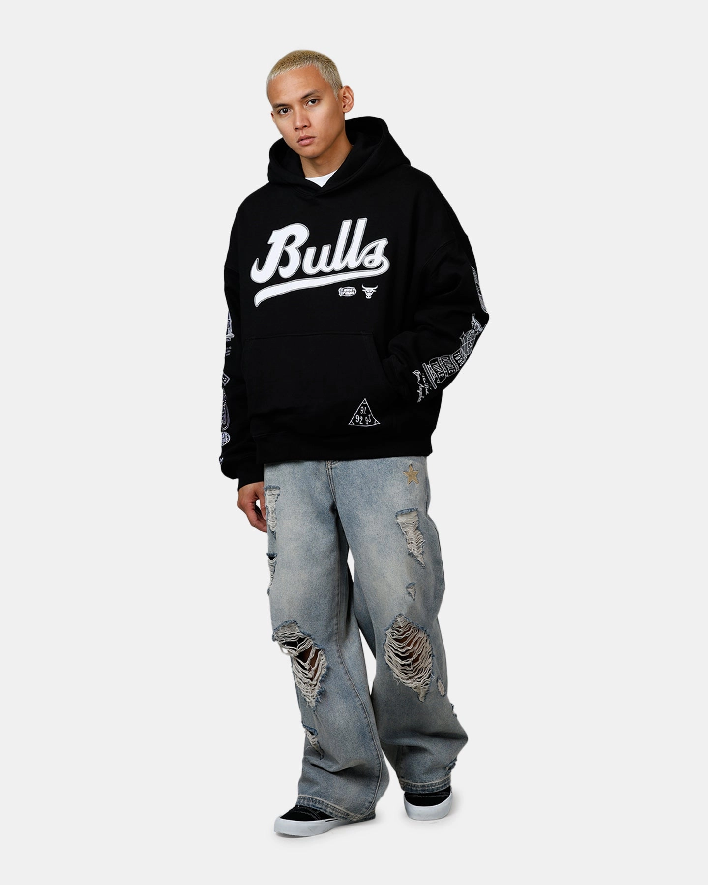 Mitchell & Ness Chicago Bulls The Best Ever Anywhere Hoodie Black standard fit