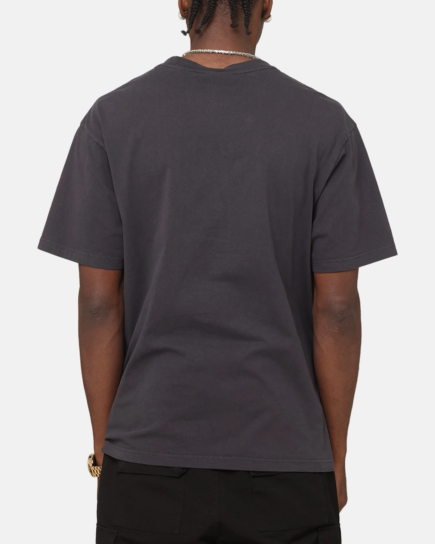 FrictionResistant Trim Garment Washed Softness Mitchell & Ness Kansas City Chiefs Arch T-Shirt Faded Black