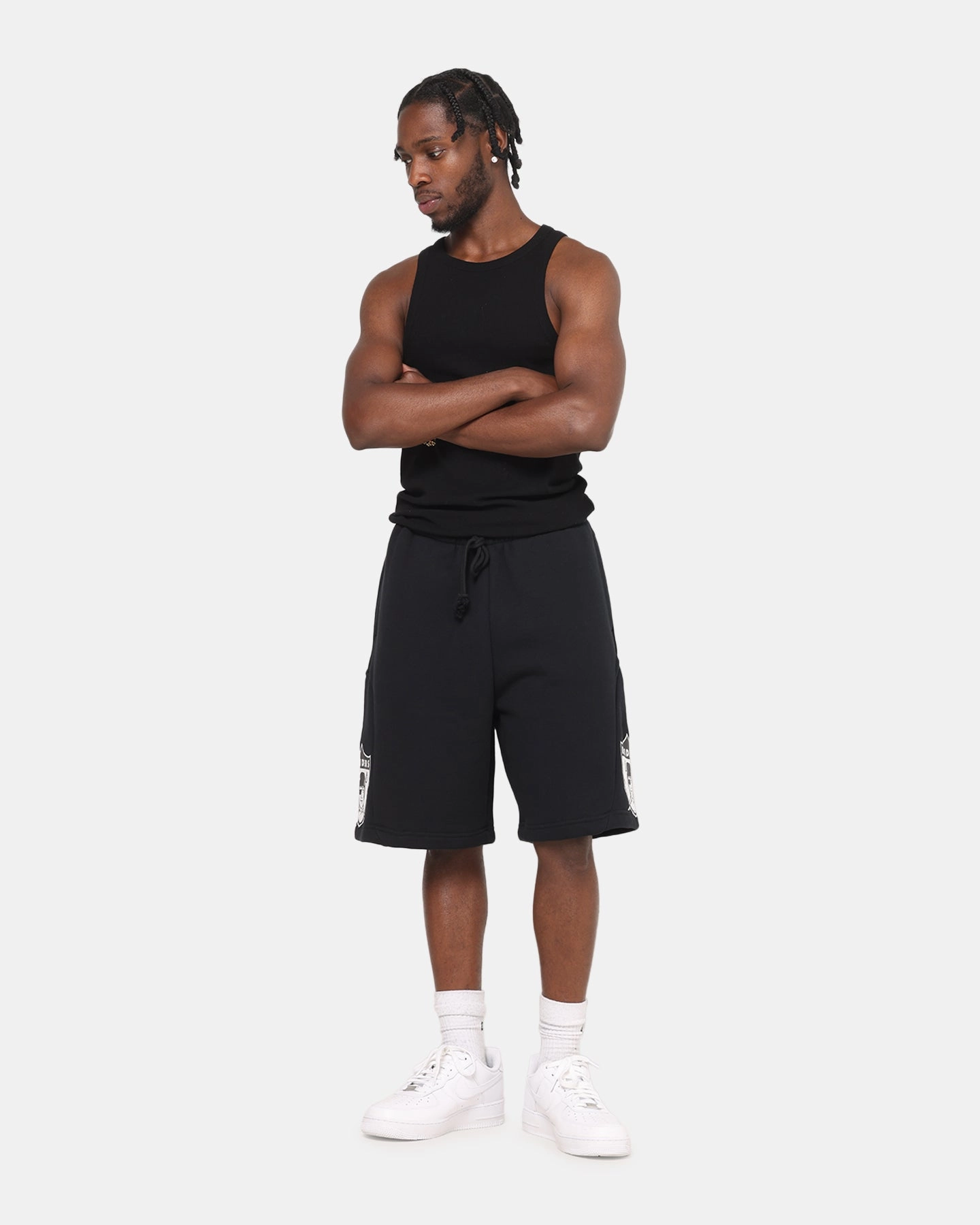 Street Utility Secure fit Mitchell & Ness Las Vegas Raiders C&S Shorts Official Team Color