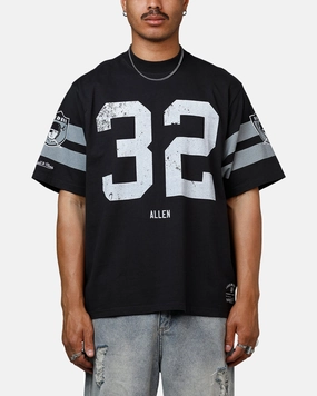 SeamlessSidePanels Mitchell & Ness Las Vegas Raiders Marcus Allen Boxy T-Shirt Faded Black