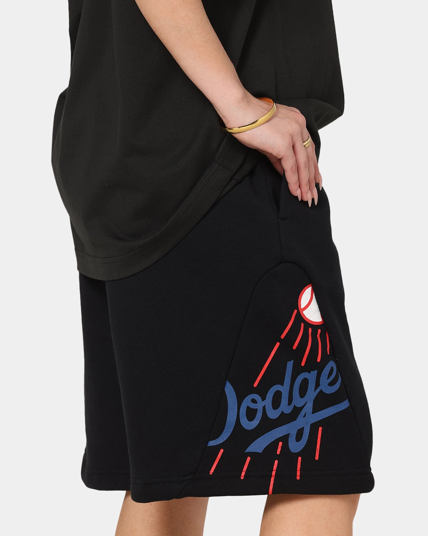 Essential Wear Outdoor Flex Mitchell & Ness Los Angeles Dodgers C&S Shorts Faded Black