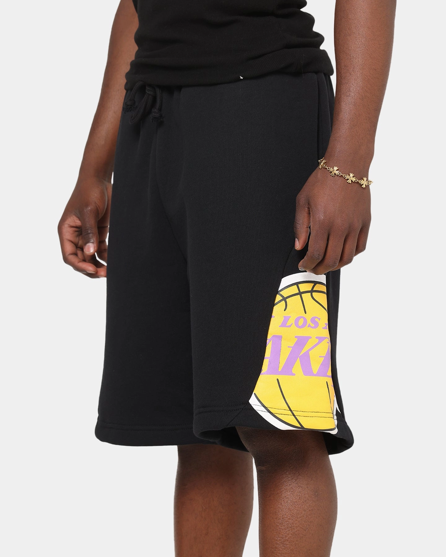 Active Flex Tailored Fit Mitchell & Ness Los Angeles Lakers C&S Shorts Official Team Color
