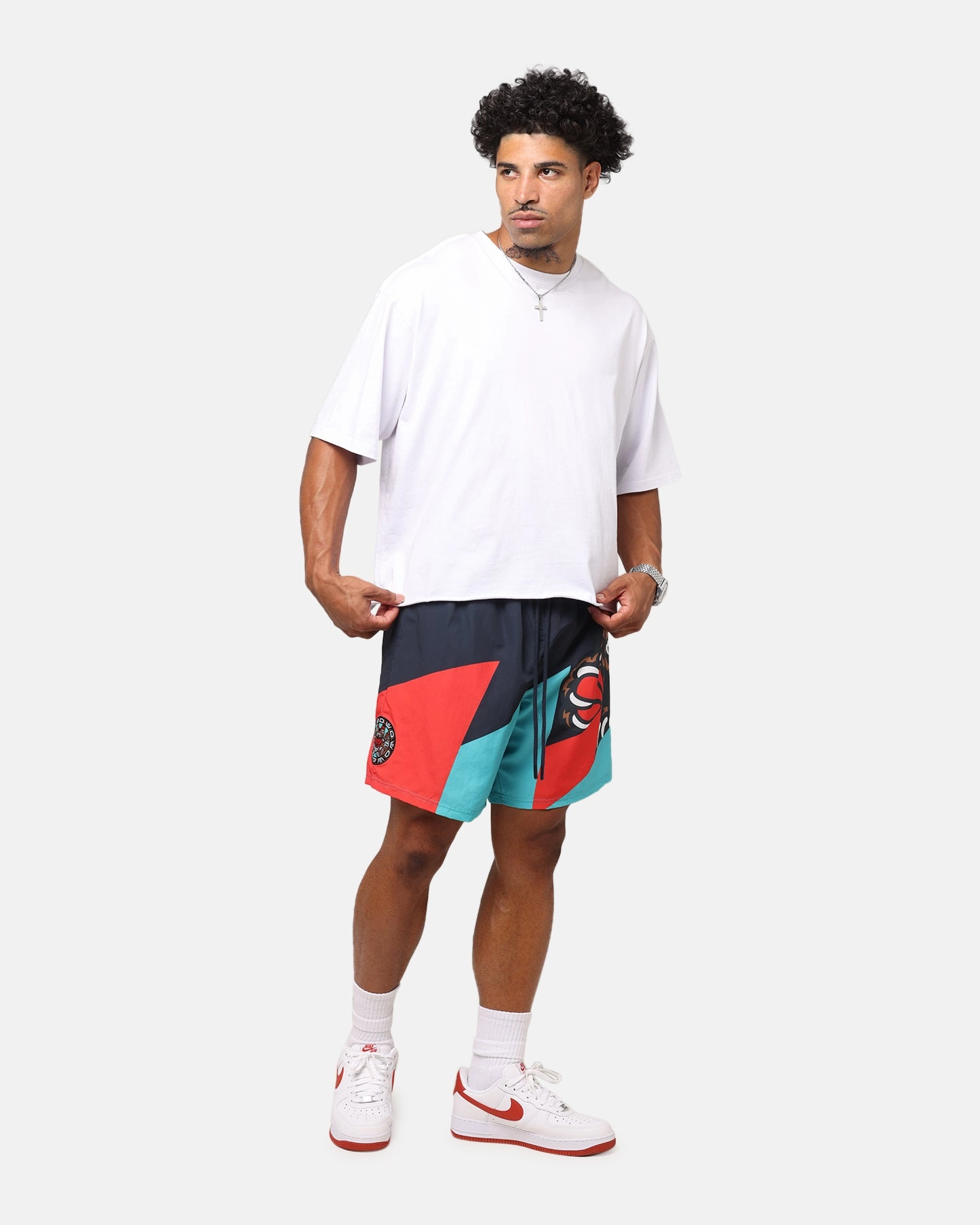 Mitchell & Ness Memphis Grizzlies 30 Year Shorts Black/Teal Body Sculpting Lightweight Feel