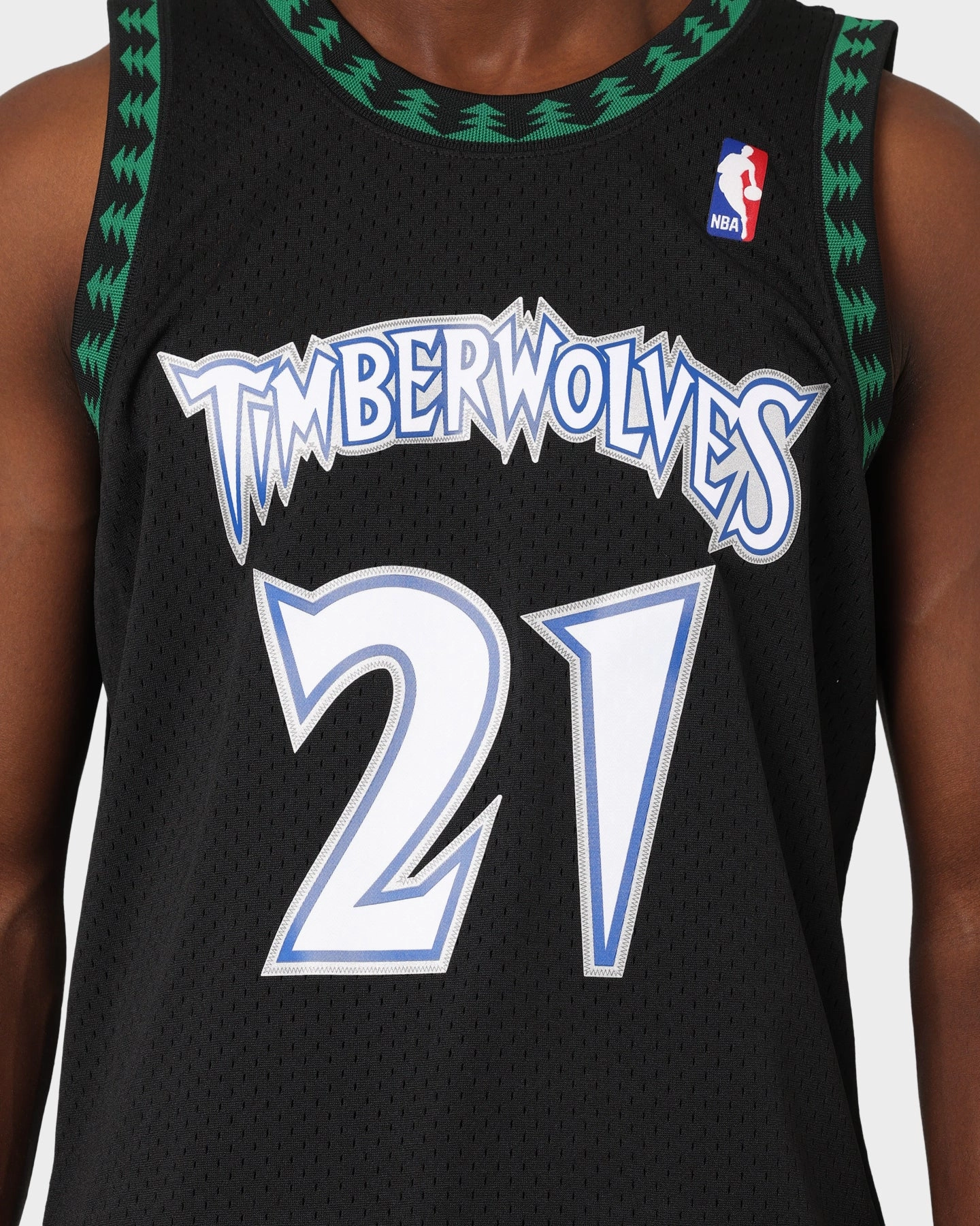Relaxed Tank Lightweight insulation Mitchell & Ness Minnesota Timberwolves Kevin Garnett #21 ALT '97-'98 Swingman Jersey Black