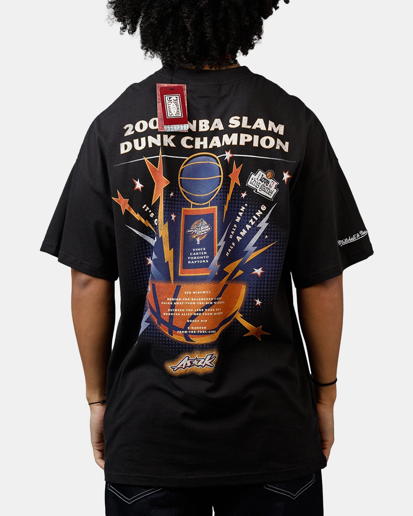 elegant design Mitchell & Ness NBA 200 All Star 'All Star Collection' Carter Dunk Comp T-Shirt Faded Black