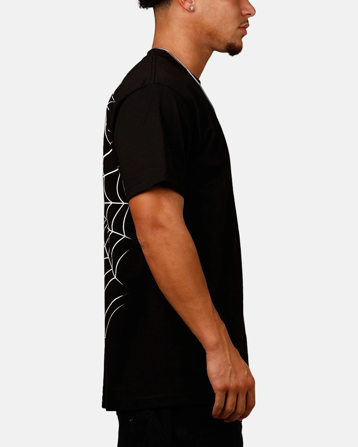 Mitchell & Ness New York Knicks Web T-Shirt Black Stretch Woven Material