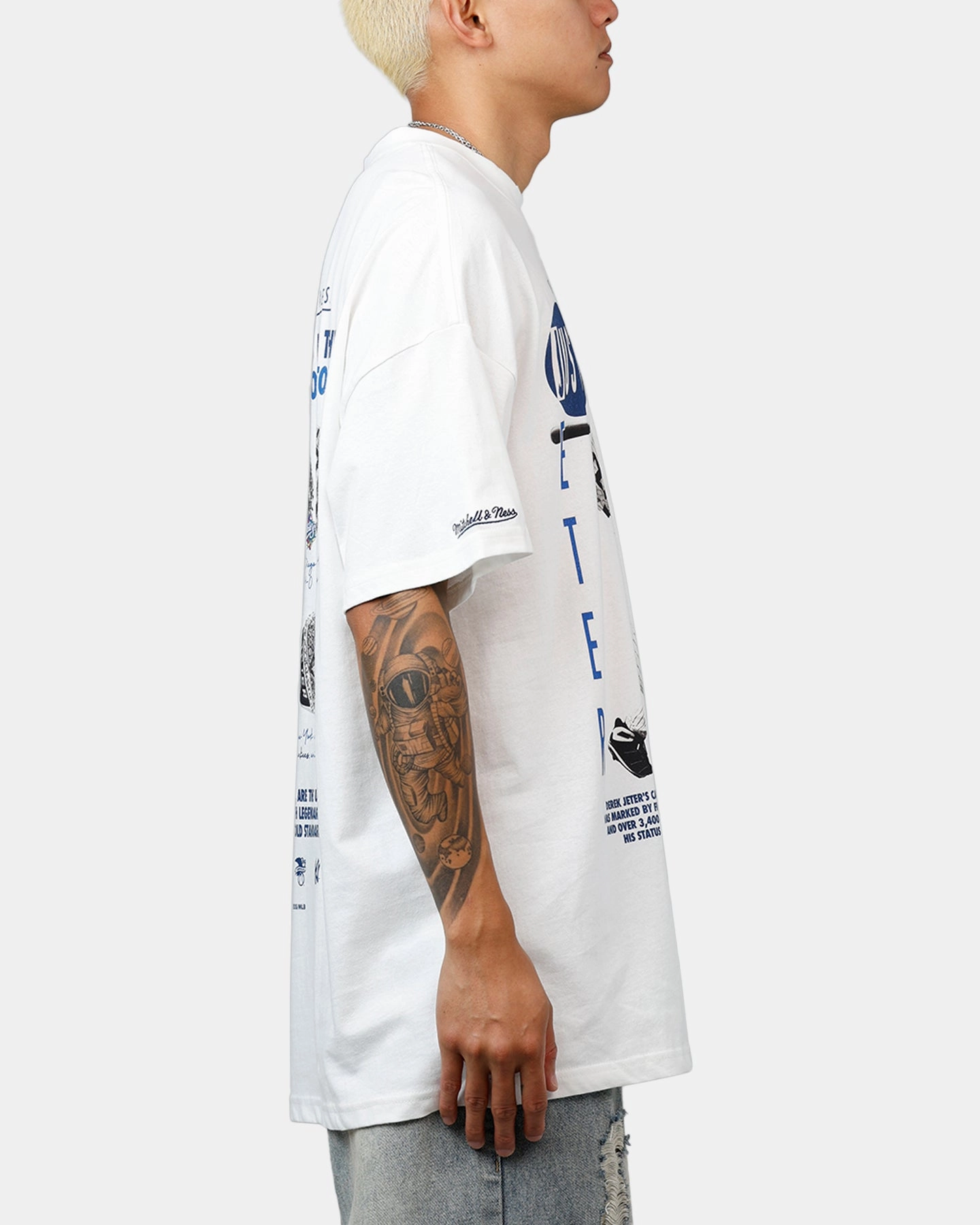 NonChafe Lining Mitchell & Ness New York Yankees Derek Jeter Got Better T-Shirt Vintage White