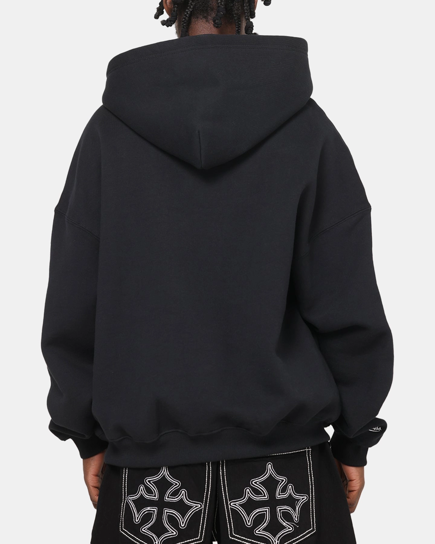 AntiStatic Coating Loose cut Mitchell & Ness New York Yankees Rhinestone Hoodie Faded Black